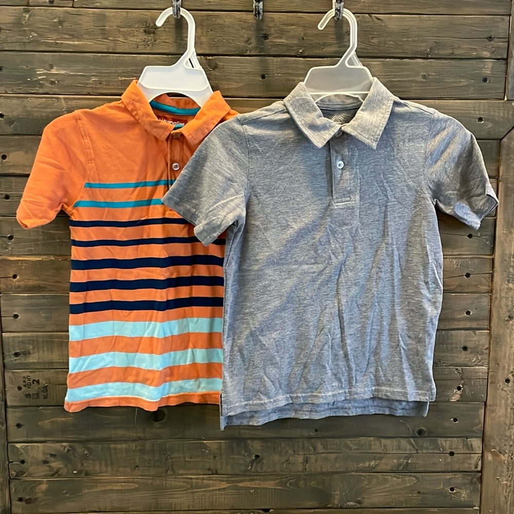 Set of 2 boys size 6/7 polos